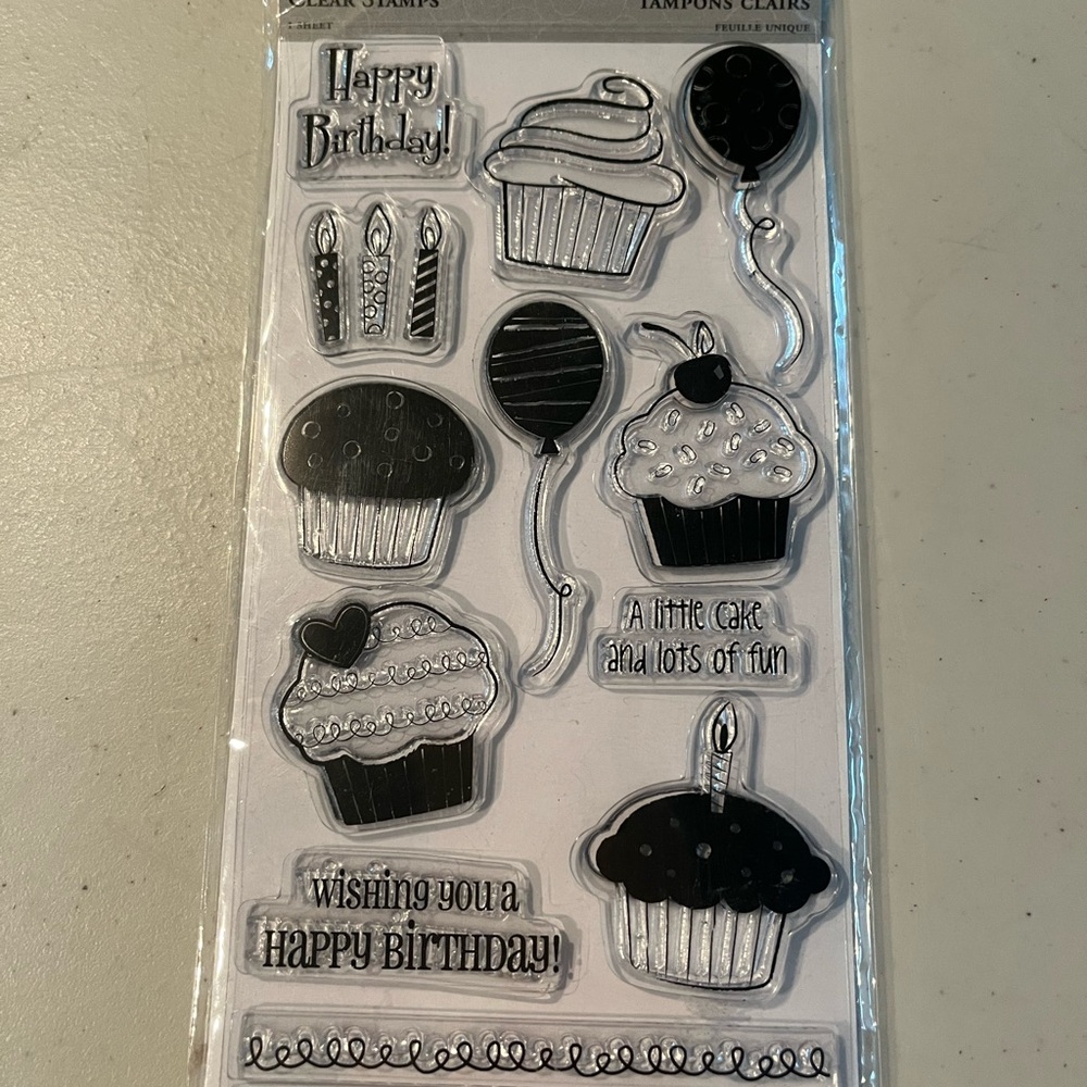 Black Arts & Crafts Office Stamps